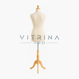 Mannequin de couture professionnel femme avec support en bois pour atelier de couture et boutique au Maroc