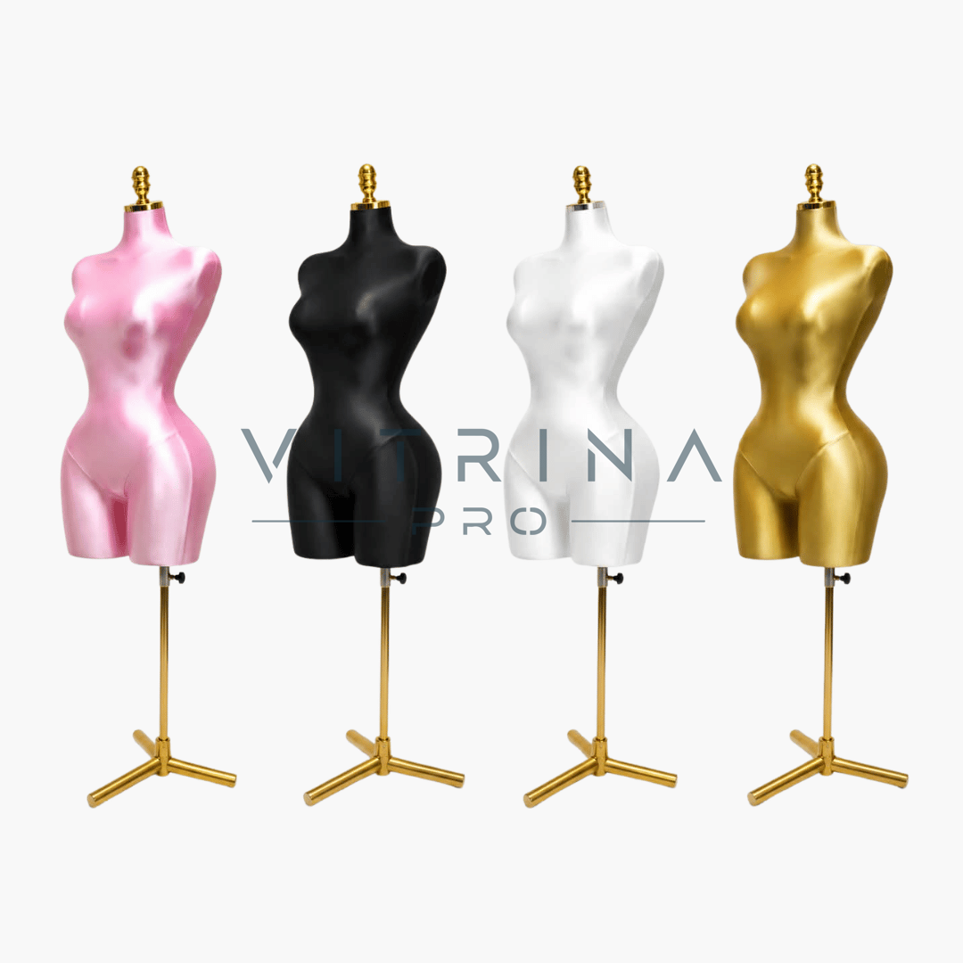 Buste de couture femme disponible en rose, noir, blanc et or