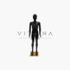 Mannequin de vitrine enfant noir laqué 140 cm