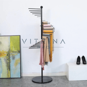 Présentoir accessoires sur pied disponible
